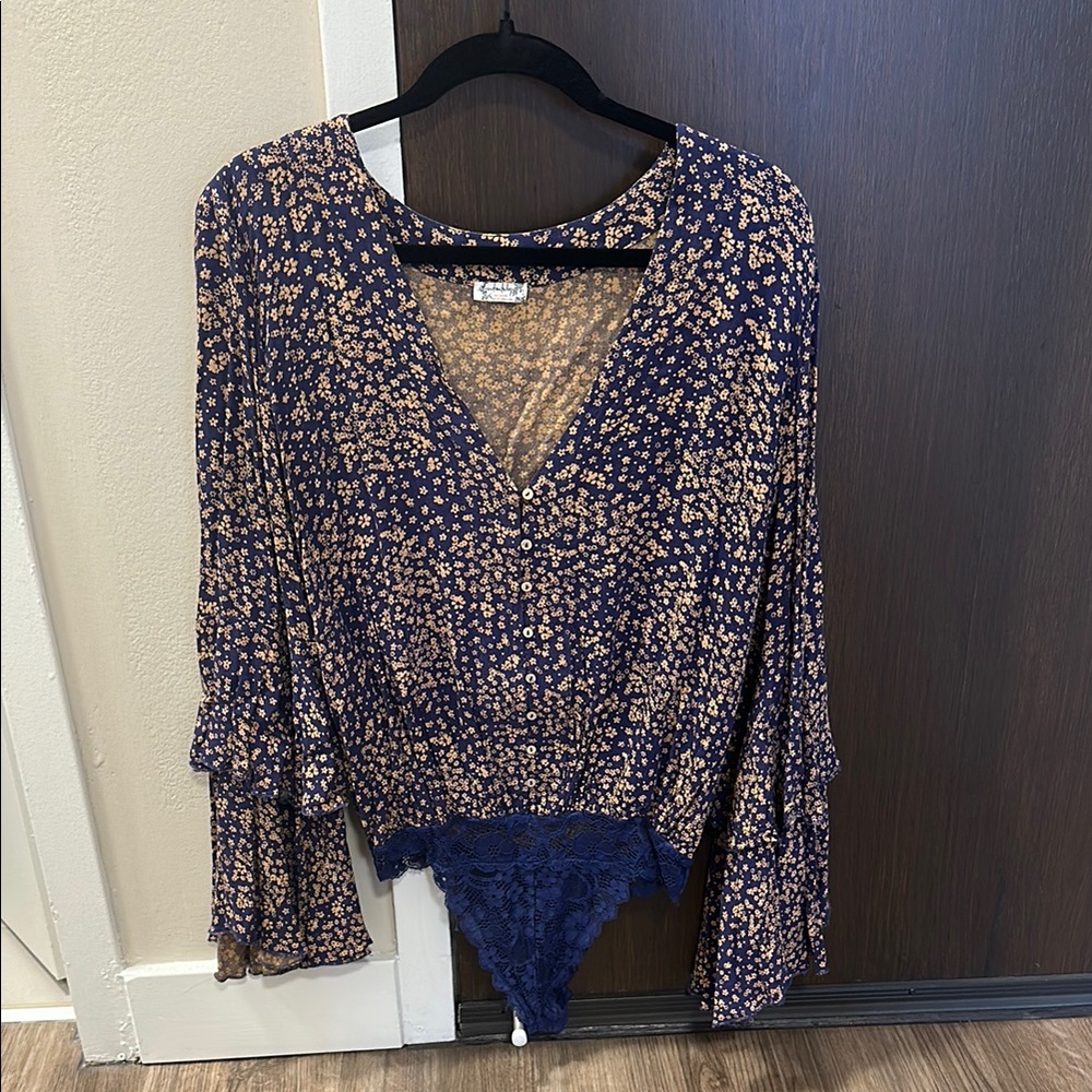 Free People Intimately Ditsy Bodysuit